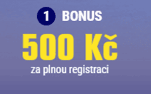 500 Kč za registraci