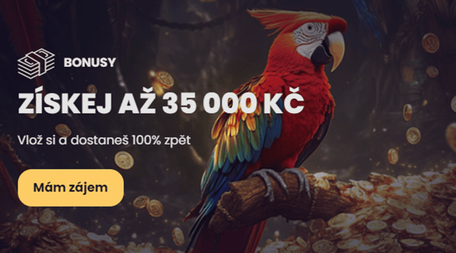 100% vkladový bonus až 35 000 Kč