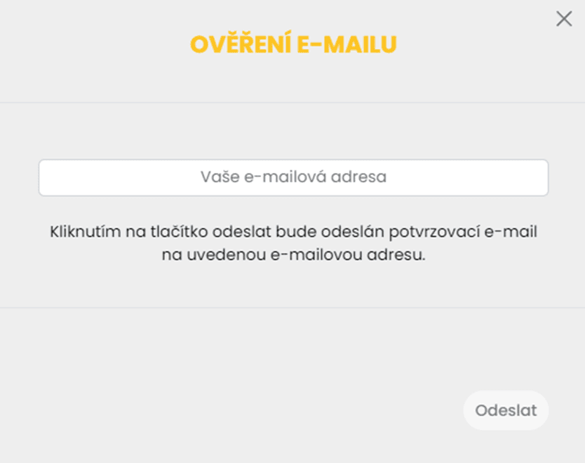 Zadejte svůj e-mail