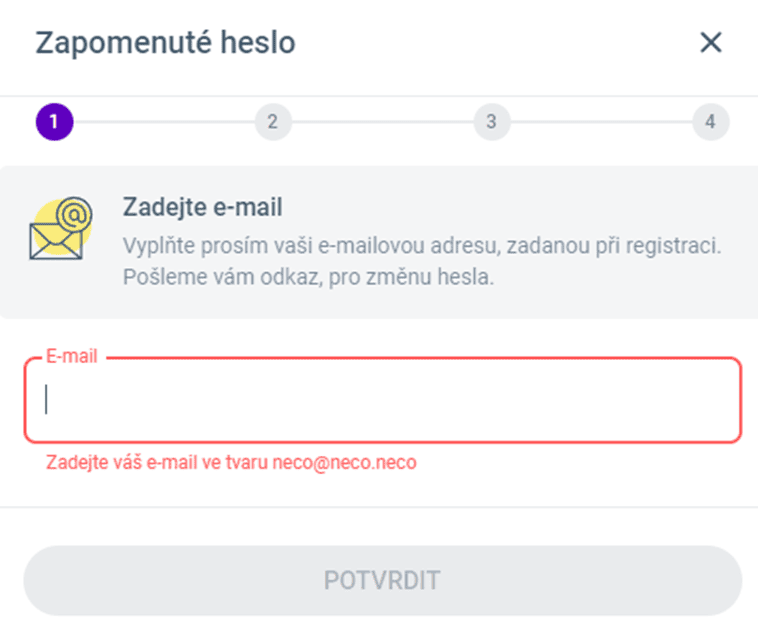 Zapomenuté heslo
