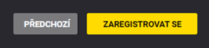 Klikněte na tlačítko „Zaregistrovat se“