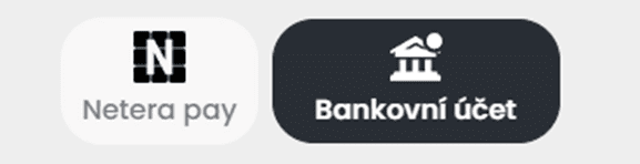 vyberte platební metodu