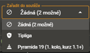 zvolte možnost