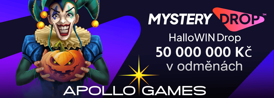 Mystery Drop s Wazdanem v Apollo Games casinu o výhry v hodnotě 50 000 000 Kč!