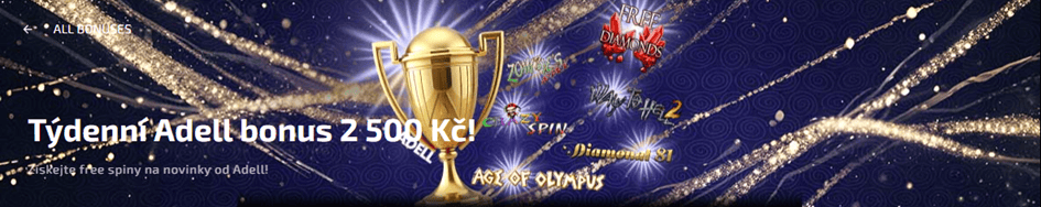 Týdenní akce s Adell v Magic Planet casinu o free spiny v hodnotě až 3 200 Kč!