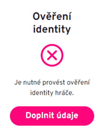 Ověření identity