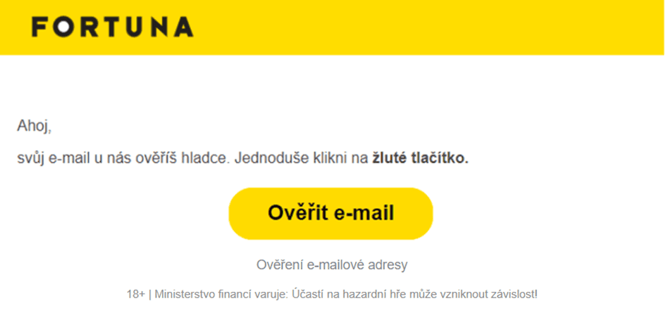 Ověřte svůj e-mail