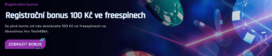 Tokyo casino – 50 free spinů po 2 Kč za registraci