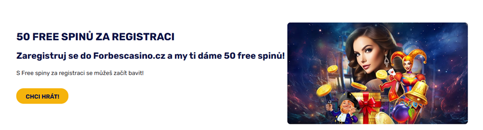 Forbes casino – 50 free spinů za registraci