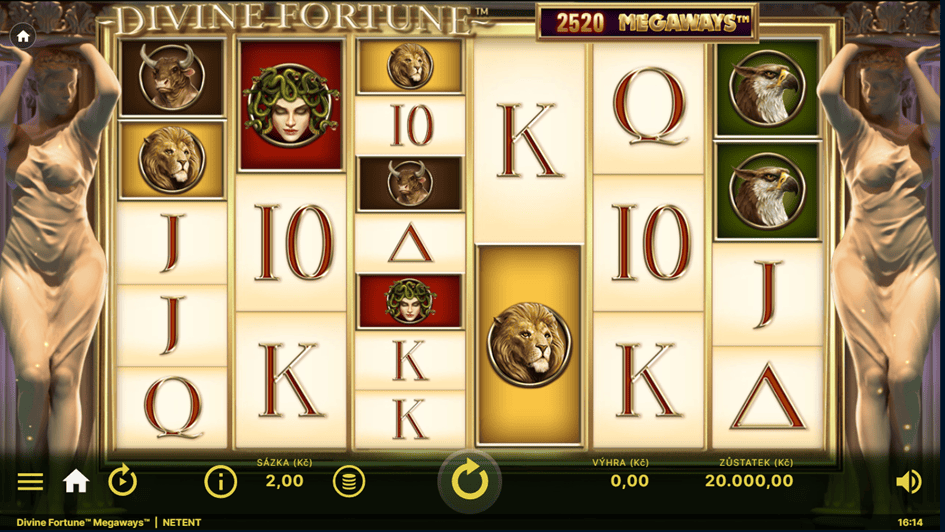 Hra Divine Fortune Megaways