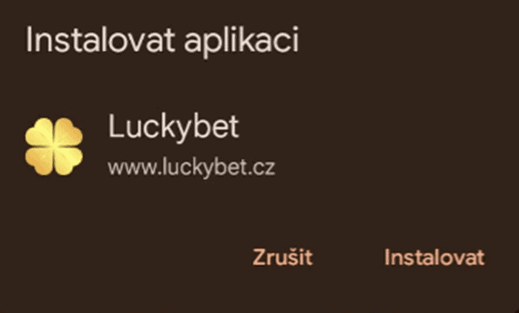 Nainstalovat aplikaci