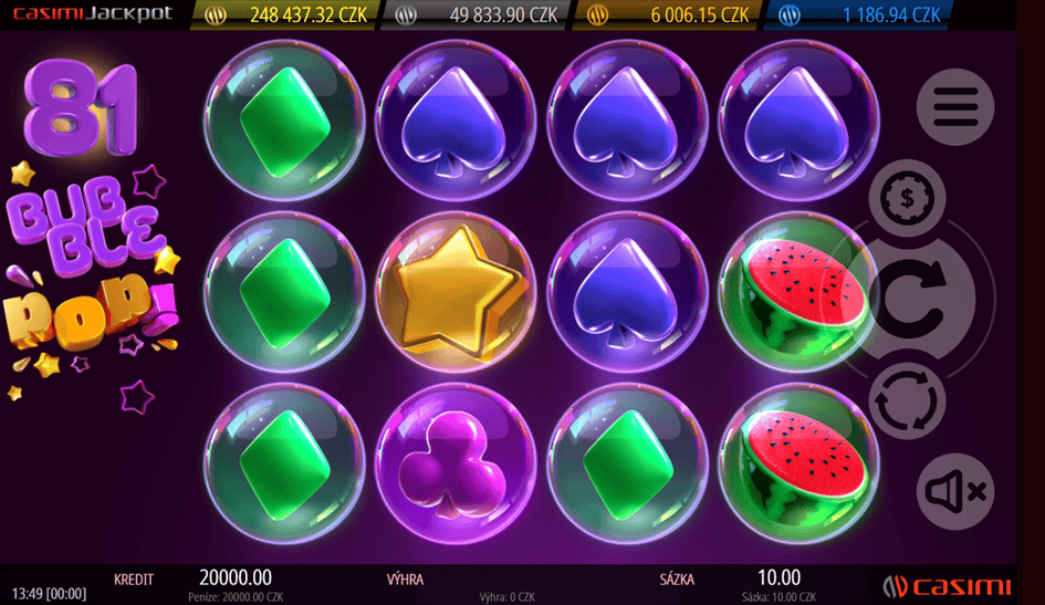 81 Bubble Pop hra