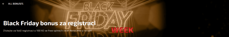 100 Kč ve free spinech do Black Friday navíc za registraci na Magic Planet