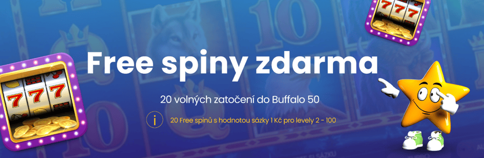 Free spiny do Buffalo 50 bez podmínek ve Star casinu!