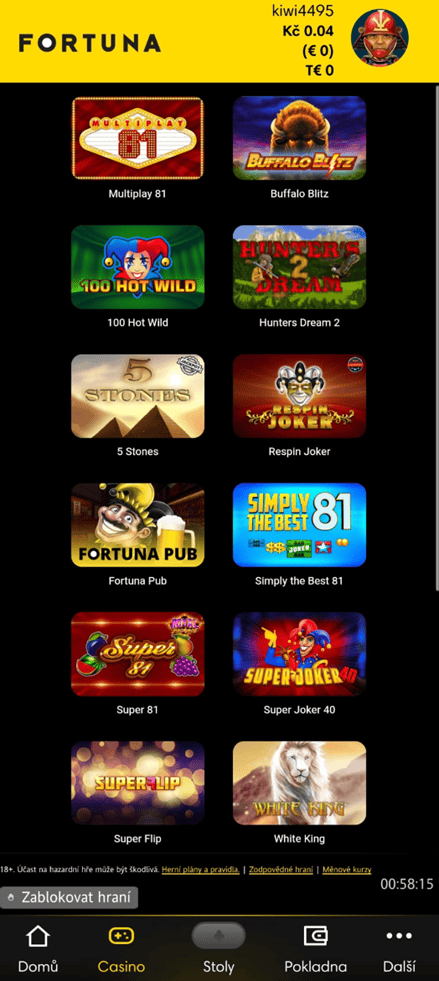 Casino hry