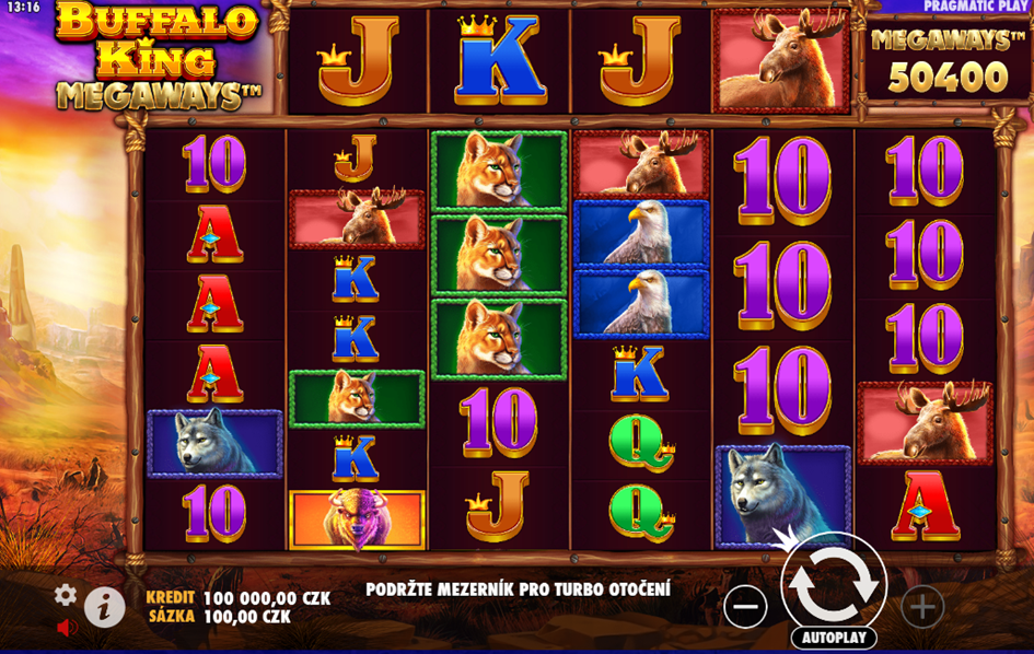 Buffalo King Megaways hra