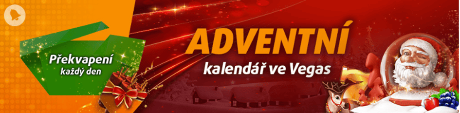 Tipsport a Chance Vegas – adventní kalendář s bonusem na každý den!