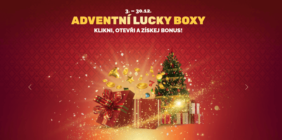 Adventní Lucky Boxy s bonusy v LuckyBet casinu