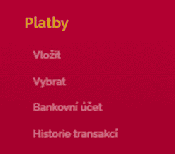 přejděte na platby