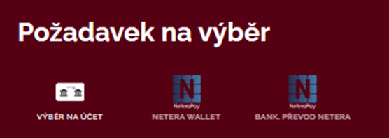 zvolte platebni metodu