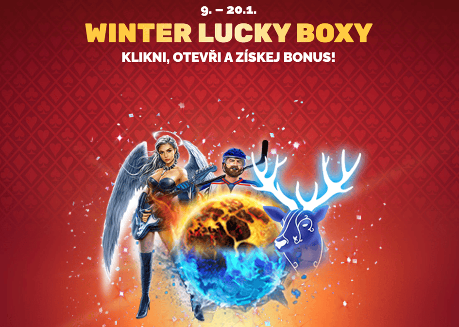 Free spiny každý den v lednových Lucky Boxech na LuckyBet