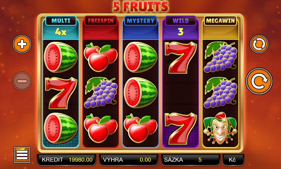 5 Fruits hra