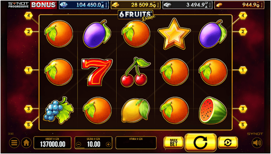 6 Fruits Deluxe hra