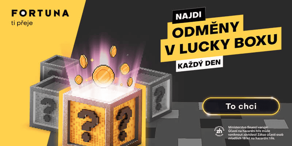 Otevřete si bonus každý den s Lucky Boxy od Fortuny!