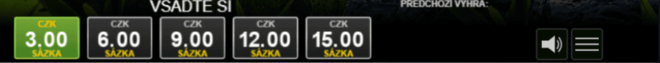 Další ovládací prvky hry