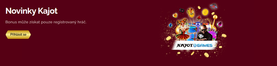 Kajot novinky s free spiny v hodnotě až 730 Kč v LuckyBet!