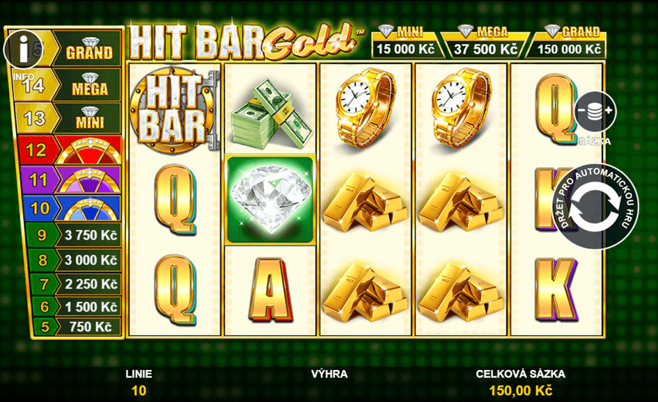 Hit Bar: Gold hra