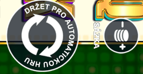 Nastavení sázky a roztočení automatu