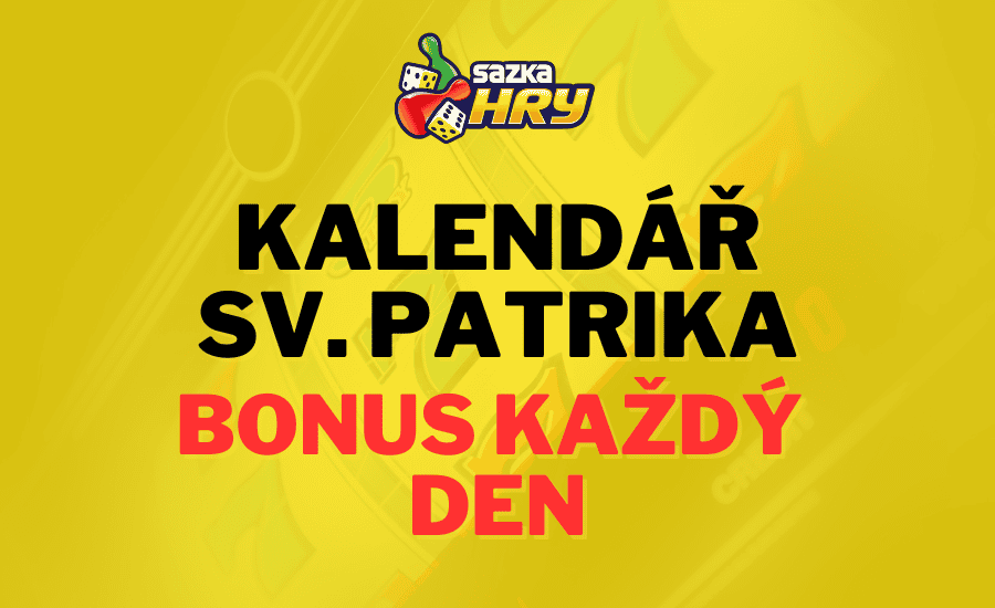 Kalendář sv. Patrika v Sazka Hrách – free spiny a bonusy každý den!