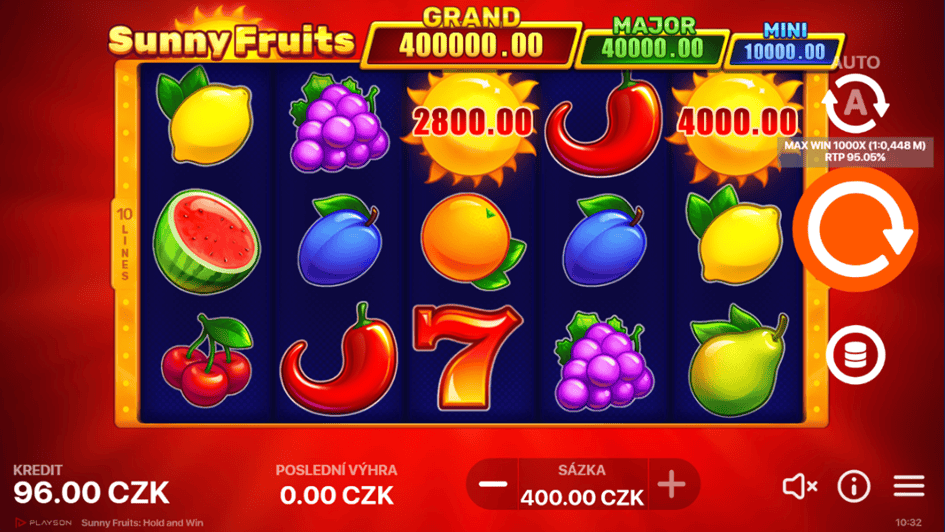 Sunny Fruits hra