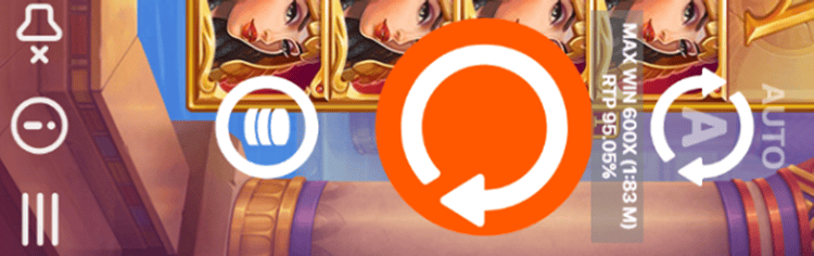 Lišta s ovládáním ve hře Legend of Cleopatra