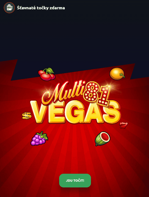 Čtvrtečních 10 free spinů do Multi Vegas 81 na Betanu bez podmínek!