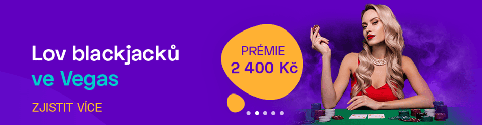 Lov blackjacků v Maxa Vegas s bonusem až 2 400 Kč!