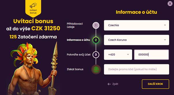Promo kódy v Bizzo casinu