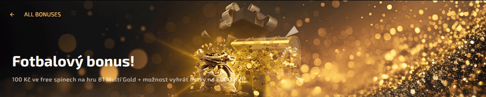 Fotbalový bonus v Magic Planet – 100 Kč ve free spinech a lístky na EURO!