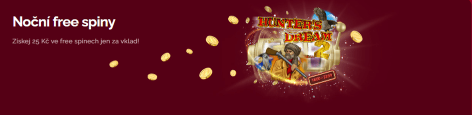 Noční free spiny do Hunter’s Dream 2 od LuckyBet casina!