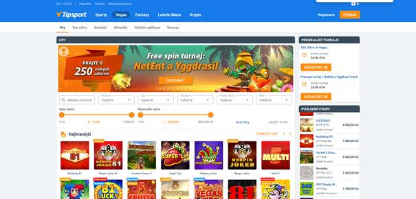 Tipsport casino hry