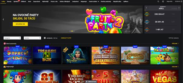Stránky Fortuna Vegas