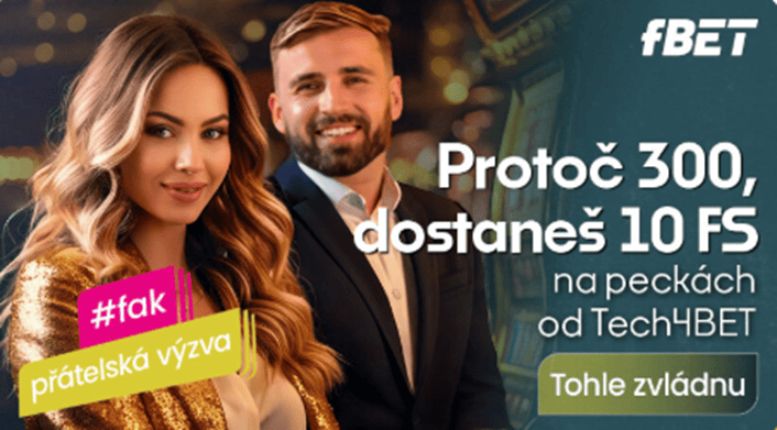 Přátelská výzva v fBet casinu o 10 free spinů!