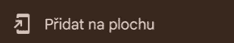 Přidat zástupce na plochu