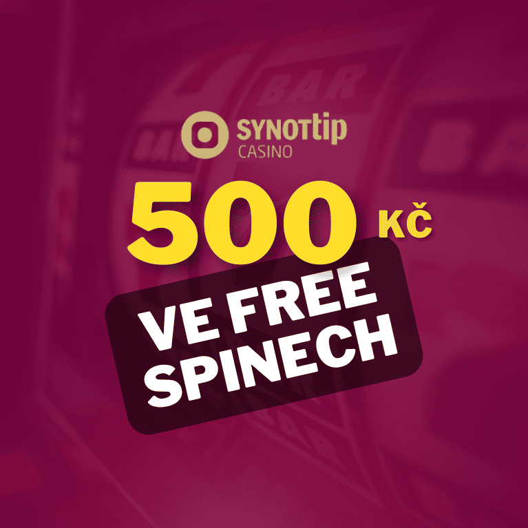Vyzvedněte si 100 volných toček v hodnotě 500 Kč na Synotu!