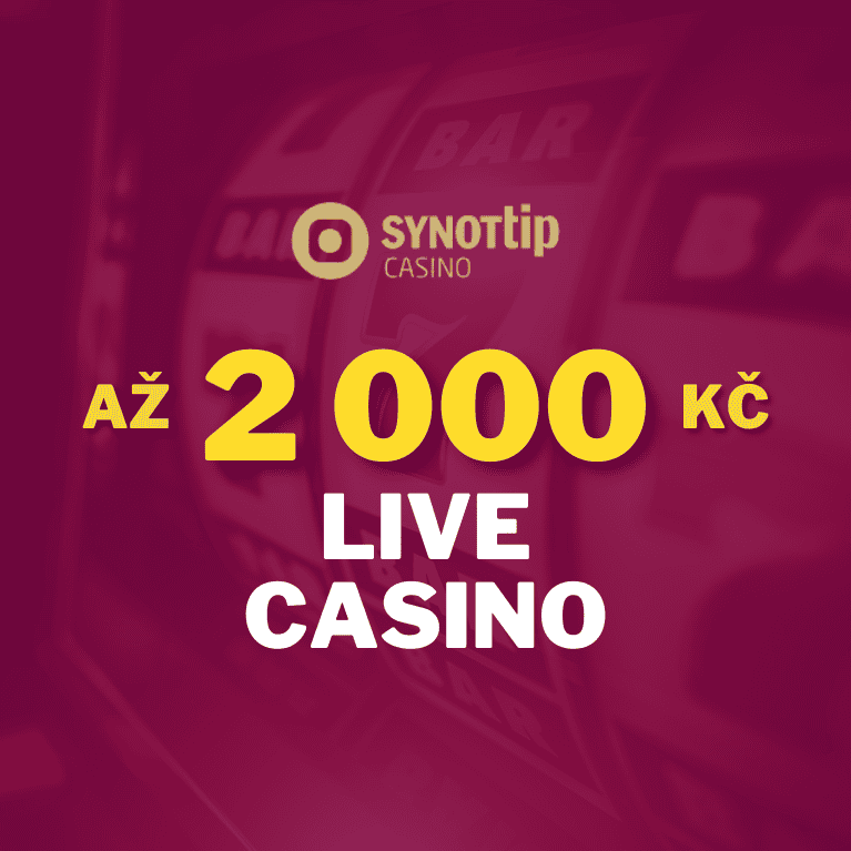 Víkend s Live casinem Synot Tip přináší bonus až 2 000 Kč!