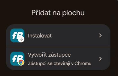 Vyberte si možnost „Instalovat“ nebo „Vytvořit nástupce“