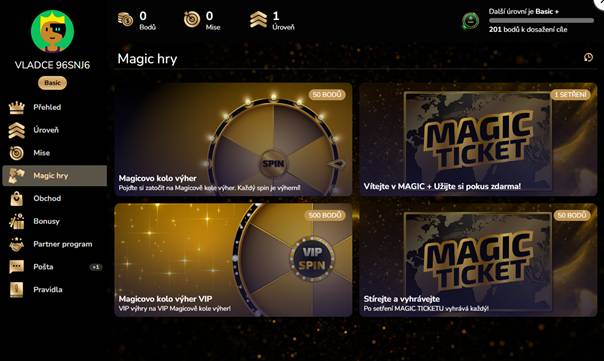 Magic hry
