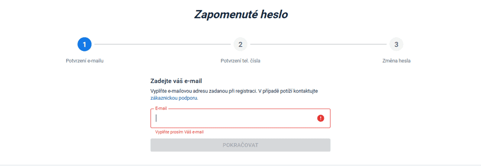 Jak jednoduše obnovit zapomenuté heslo