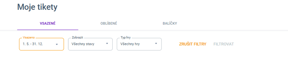 Kontrola výsledku tiketu